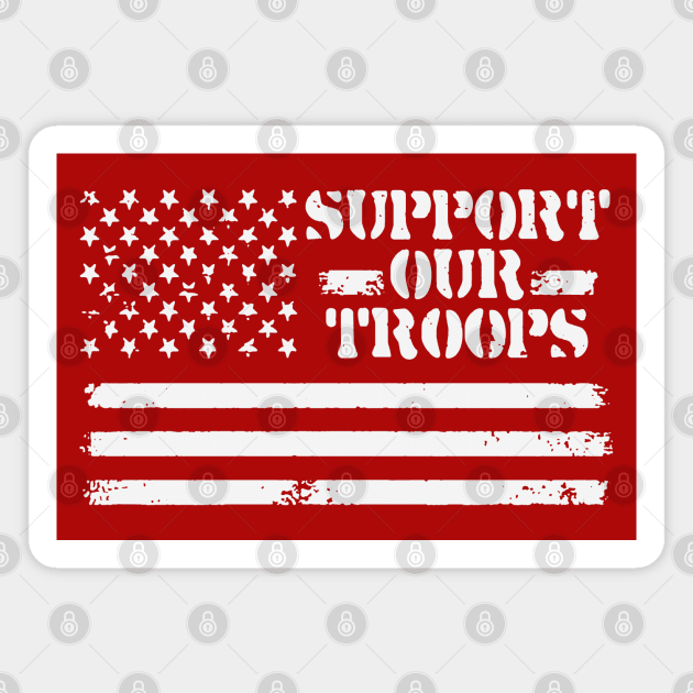 Support Our Troops Magnet by Etopix